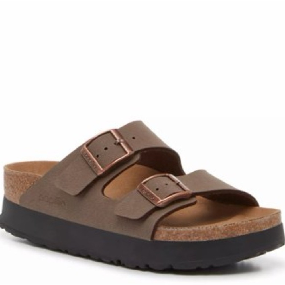 Birkenstock Papillio By Birkenstock Arizona Platform Slide Sandal, SIZE 8 US